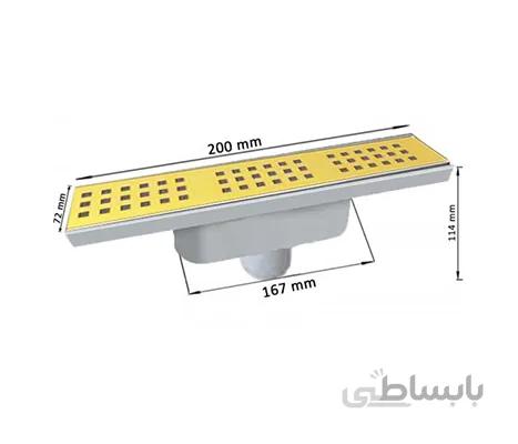کفشور خطی رویه استیل طلایی MTS9600-200 مساتکنیک MESATEKNIK