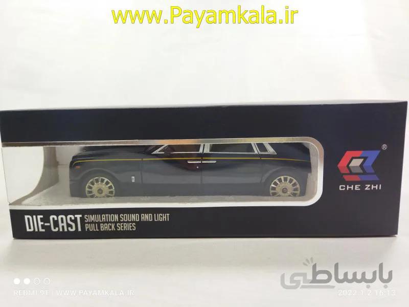 (جعبه دار) ماکت فلزی رولزرویس (ROLLS ROYCE CHEZHI)(1:24)(CZ116) مشکی