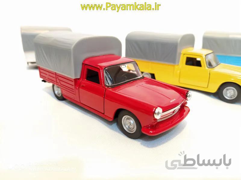 ماشین فلزی پژو 404 (PEUGEOT 404 PICK UP 1968 BY WELLY) قرمز