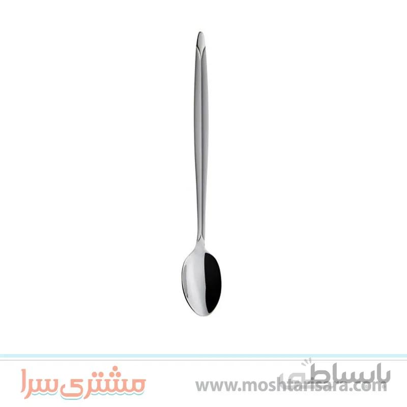 قاشق شربت خوری 6 نفره ناب استیل طرح پالرمو استیل براق (6 پارچه) ا Nab-Steel Palermo Steel Iced-Tea Spoon 6 Pieces