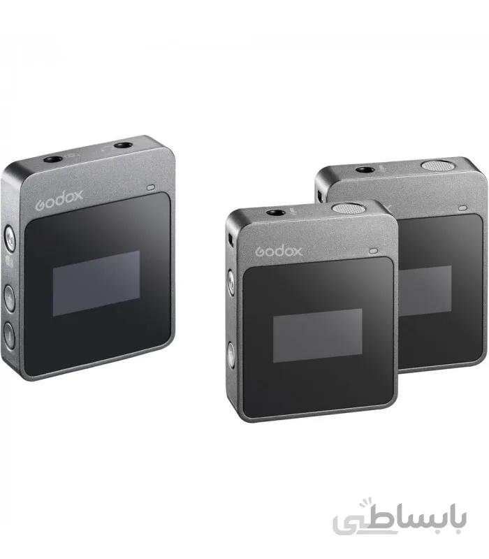 میکروفون گودوکس مدل Godox MoveLink M2 Compact 2-Person Digital Wireless Microphone System with 3.5mm (2.4 GHz)