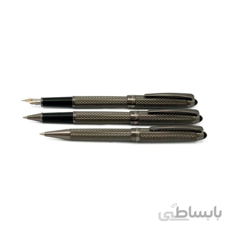 ست خودکار و روان نویس و خودنویس یوروپن مدل Point دودى گیره دودى