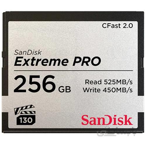 کارت حافظه سندیسک SanDisk 256GB Extreme PRO CFast 2.0 Memory Card
