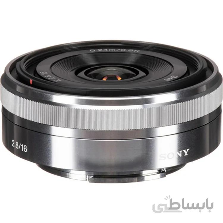 لنز سونی (Sony E 16mm f/2.8 Lens (Silver ا (Sony E 16mm f/2.8 Lens (Silver