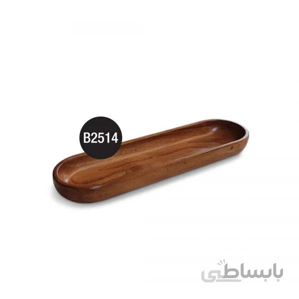 B2514 شکلات خوری چوبی بدون دسته بزرگ