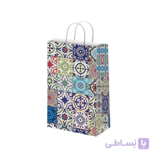 ساک دستی هدیه گلاسه کد 118025