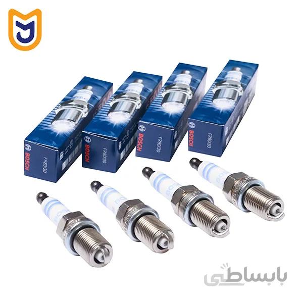 شمع موتور خودرو بوش BOSCH مدل FR8DI30 سوزنی ایریدیوم مناسب پژو 206 تیپ 2 , تیپ 3 و صندوقدار V20