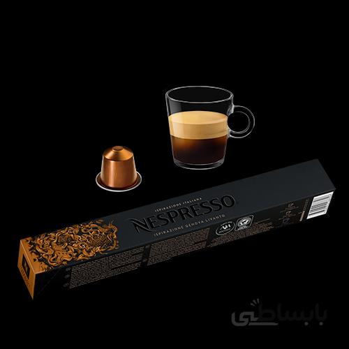 کپسول قهوه نسپرسو طعمISPIRAZIONE GENOVA LIVANTO بسته ۱۰ عددی