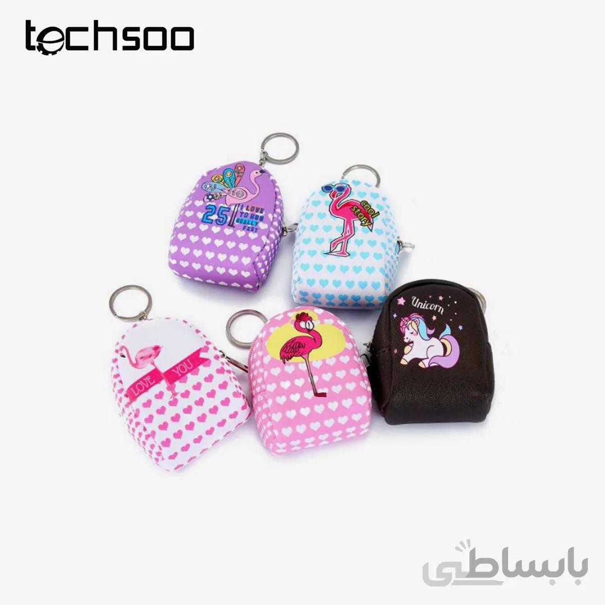 کیف هندزفری طرح فلامینگو Flamingo design handsfree bag