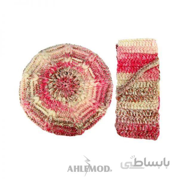 شال و کلاه بافتنی زنانه مدل 4293