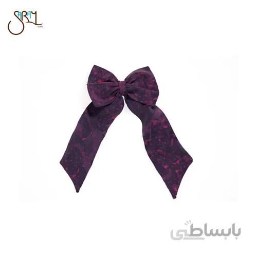 گیره سر پاپیونی با پارچه باتیک مدل 2001