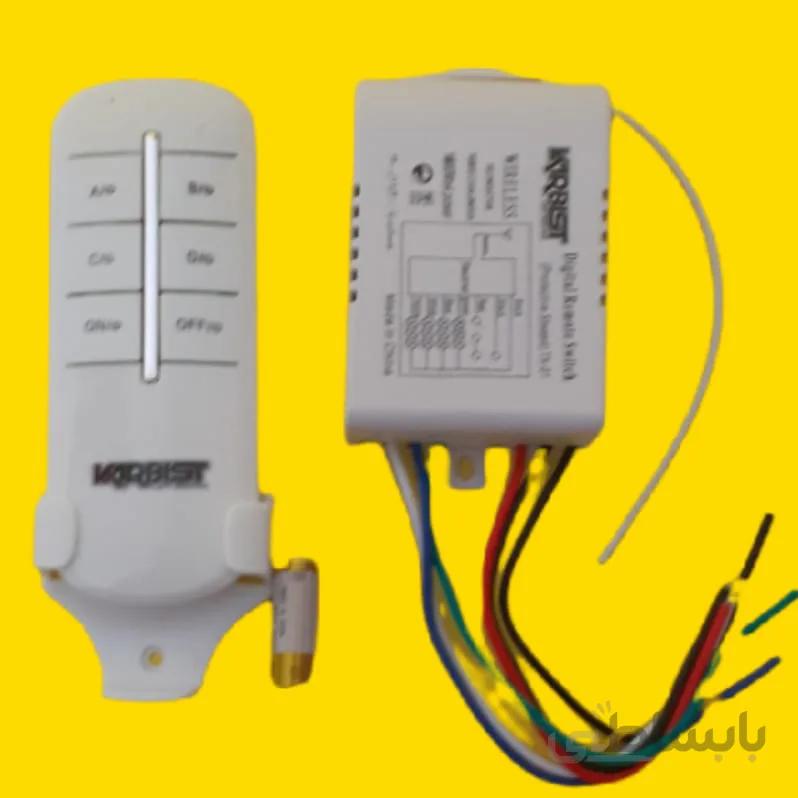 ریموت چهار کانال پلاستیکی کاربیست