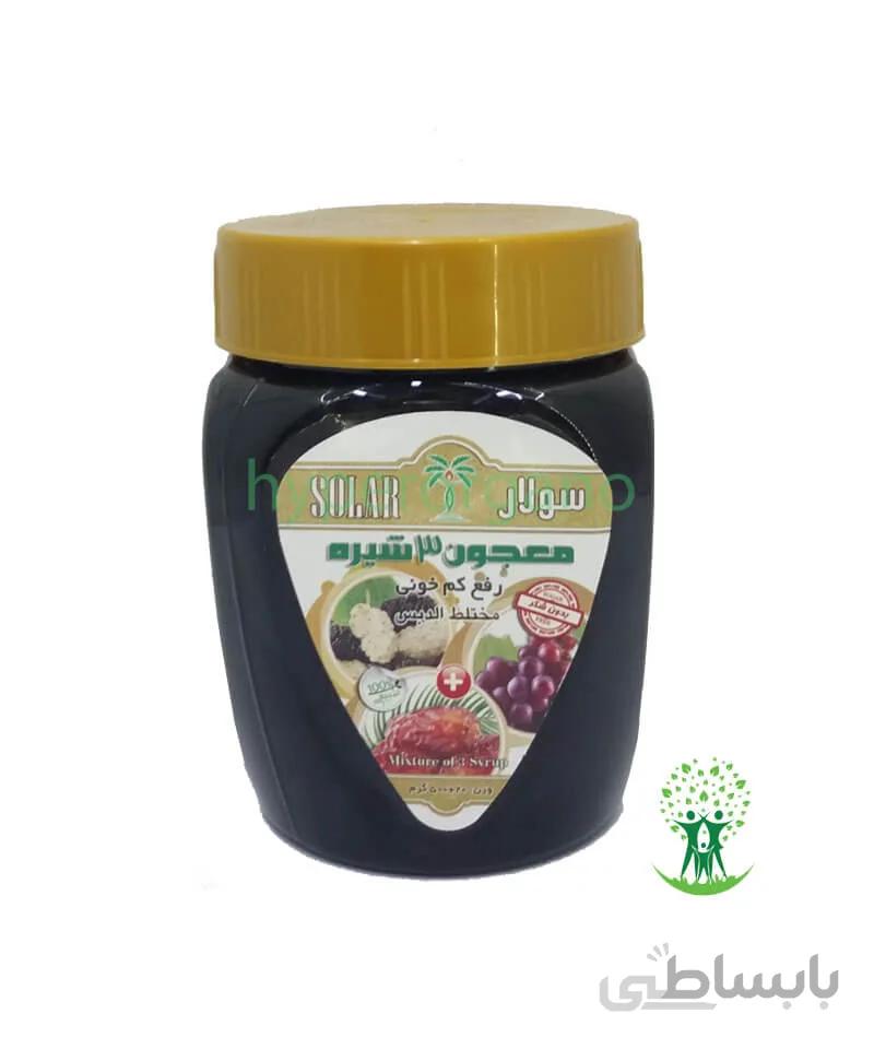 سه شیره ( خرما ، توت ، انگور) 500 گرمی سولار