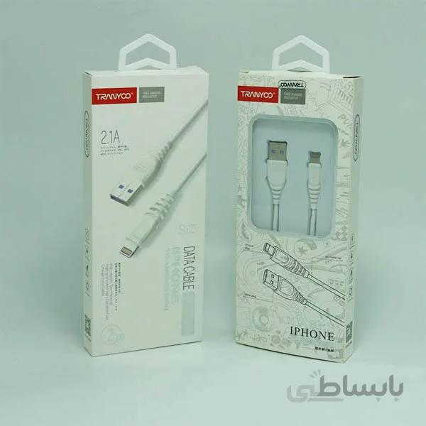 کابل تبدیل usb به لایتنینگ ترانیو مدل S2 طول 2 متر