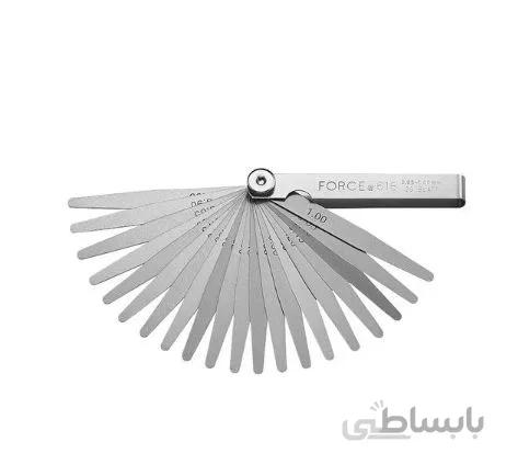 فیلر میلیمتری 20 تیغ فورس – FORCE مدل 618