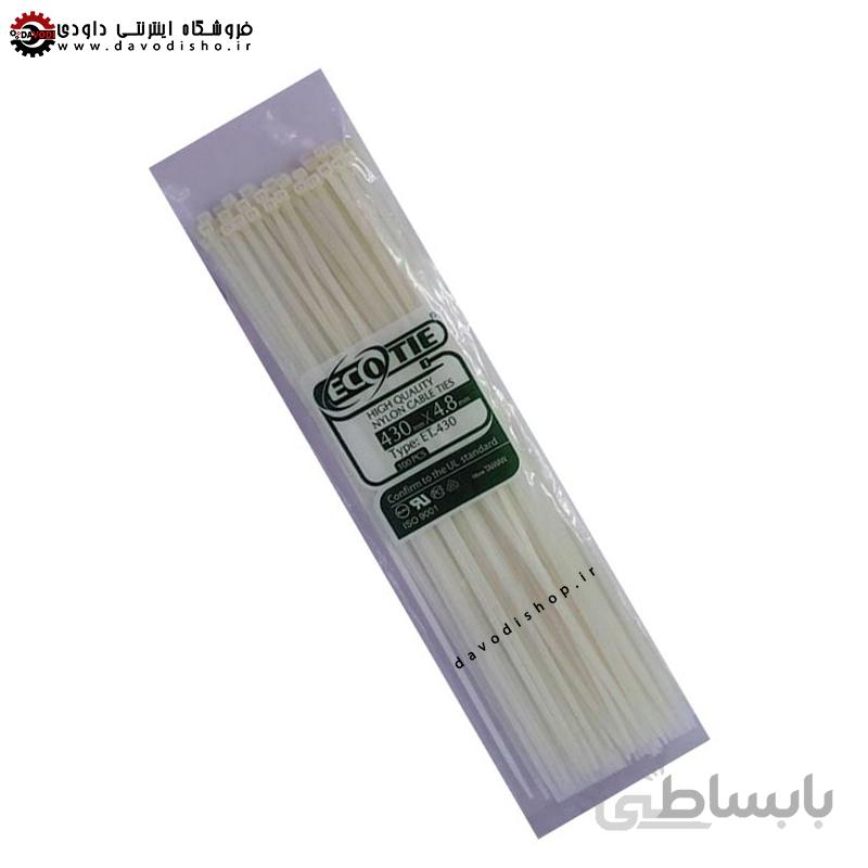 بست پلاستیکی ۴۳۰ سانتی متر ضخامت ۴.۸ اکوتای - (ECOTIE)