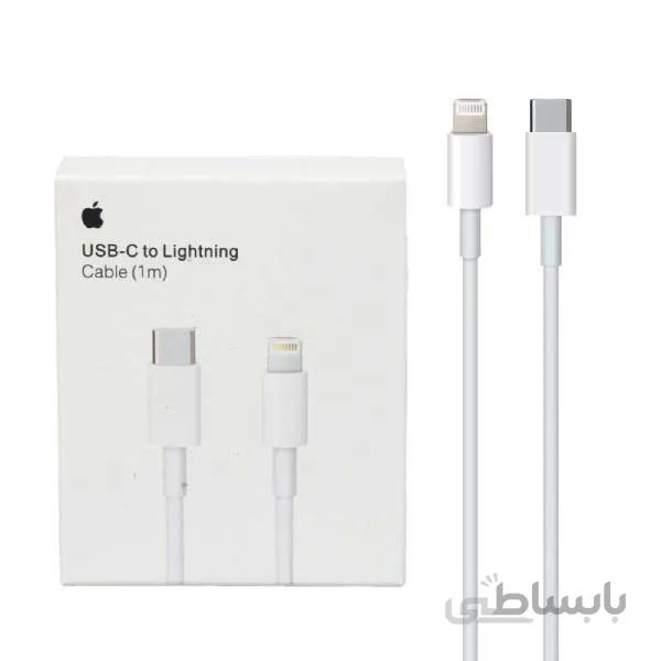 کابل شارژ اورجینال آیفون 11 USB-C to Lightning