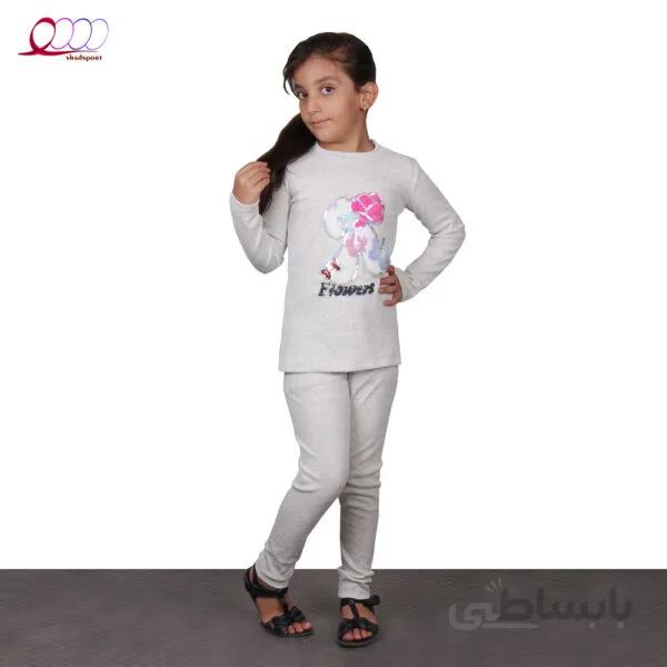 ست تیشرت وشلوار بچگانه کبریتی طرح A