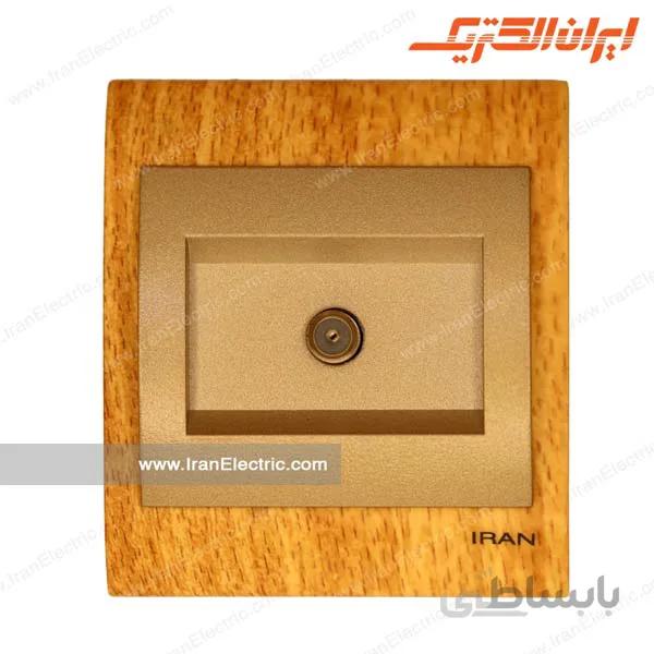 پریز آنتن SAT ایران چوب روشن میان بژ
