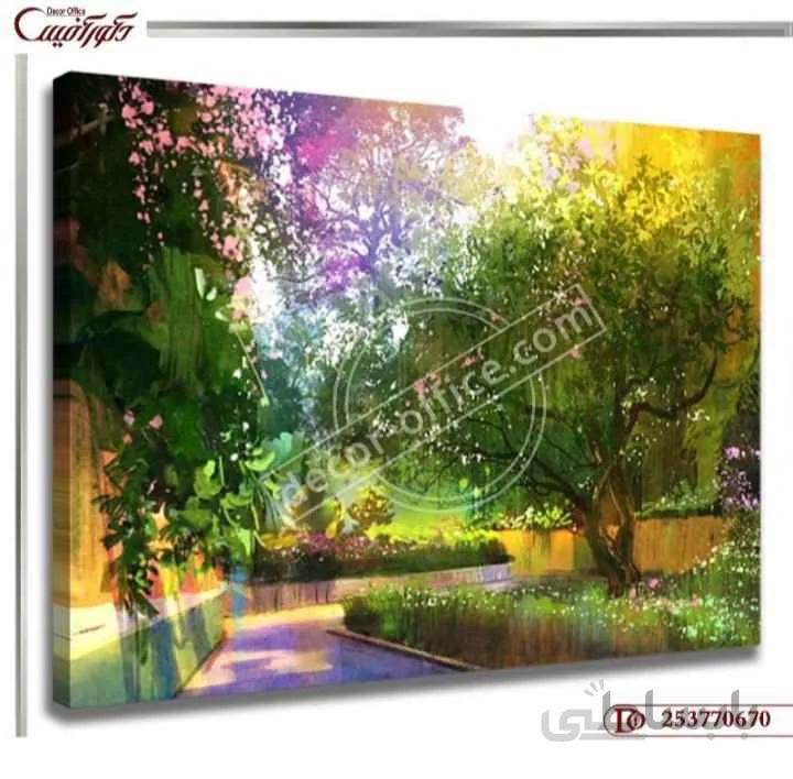 تابلو دکوراتیو منظره 0670 ا Landscape decorative paintings 0670