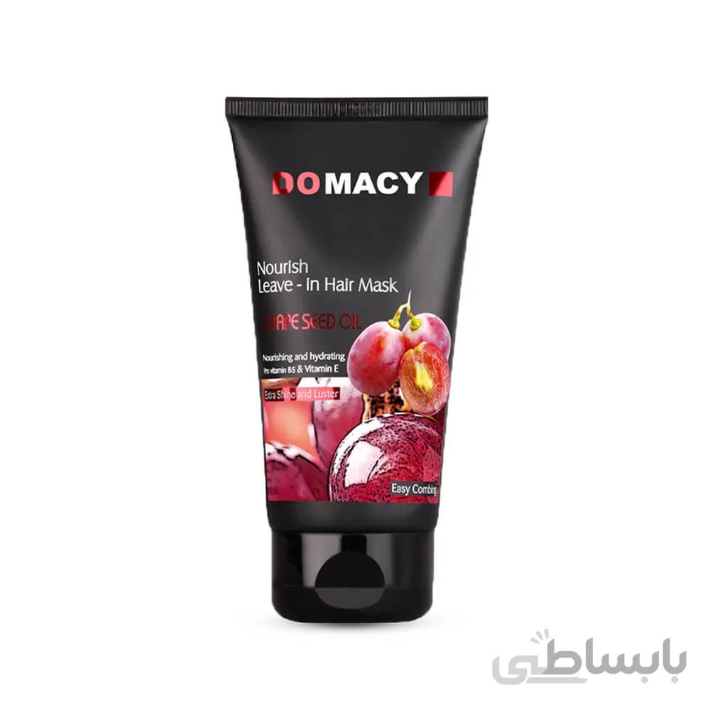 ماسک موی بدون آبکشی تغذیه کننده هسته انگور دوماسی ا Nourishing Grape Seed Hair Mask 150ml DOMACY