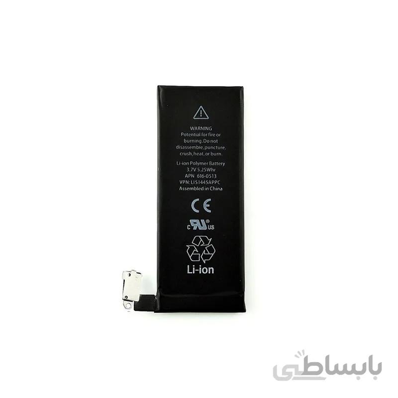 باطری موبایل اپل iPhone 4 با ظرفیت 1420mah غیر اصل