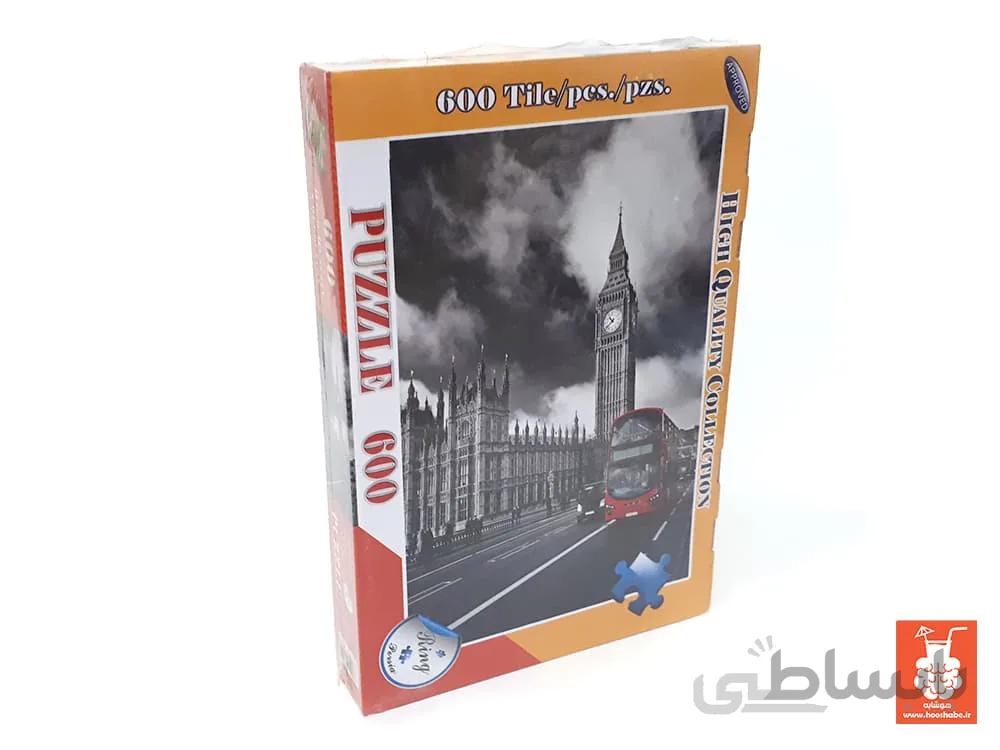 پازل طرح اتوبوس لندن 600 تکه