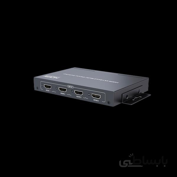سوئیچ مولتی ویو 4 به 1 پورت HDMI برند لنکنگ مدل Lenkeng LKV401MS