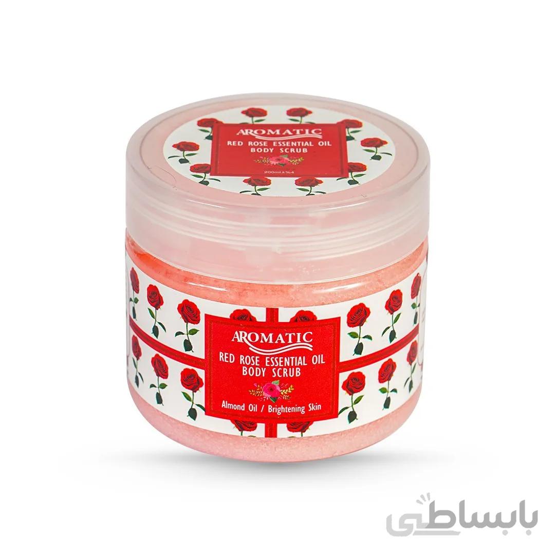 ژل اسکراب بدن حاوی عصاره گل سرخ_۲۰۰میل