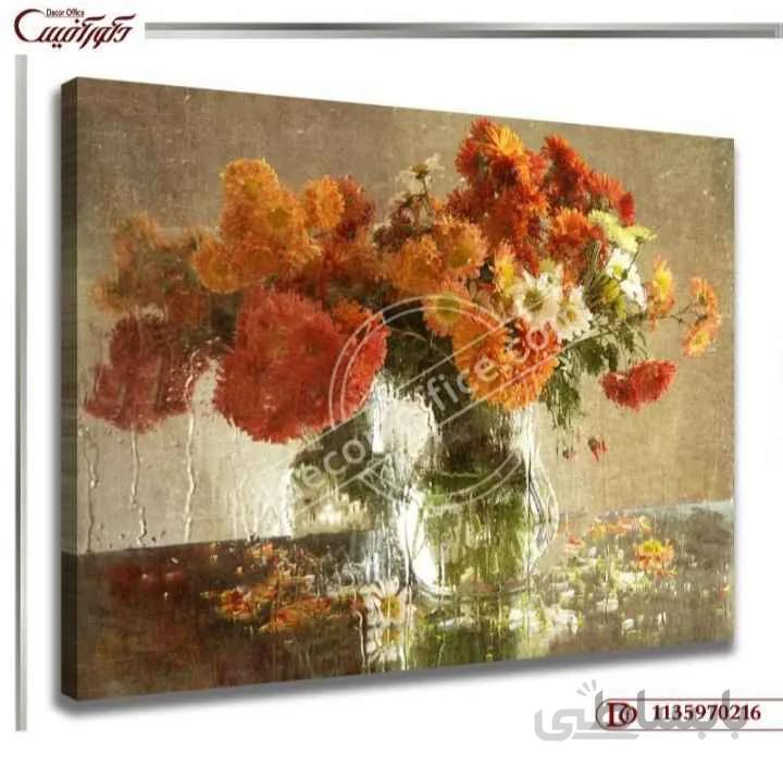 تابلو دیواری گل 0216 ا Flower wall painting 0216