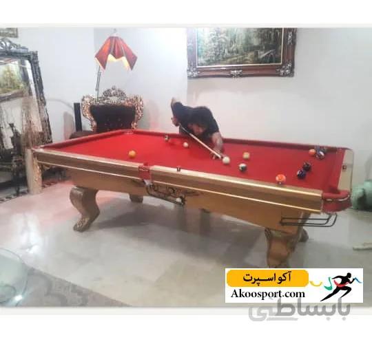 میز بیلیارد 8 فوت پایه s مبلی High glass
