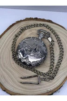 خرید مستقیم ساعت جیبی برند QUARTZ رنگ نقره ای کد ty106370011