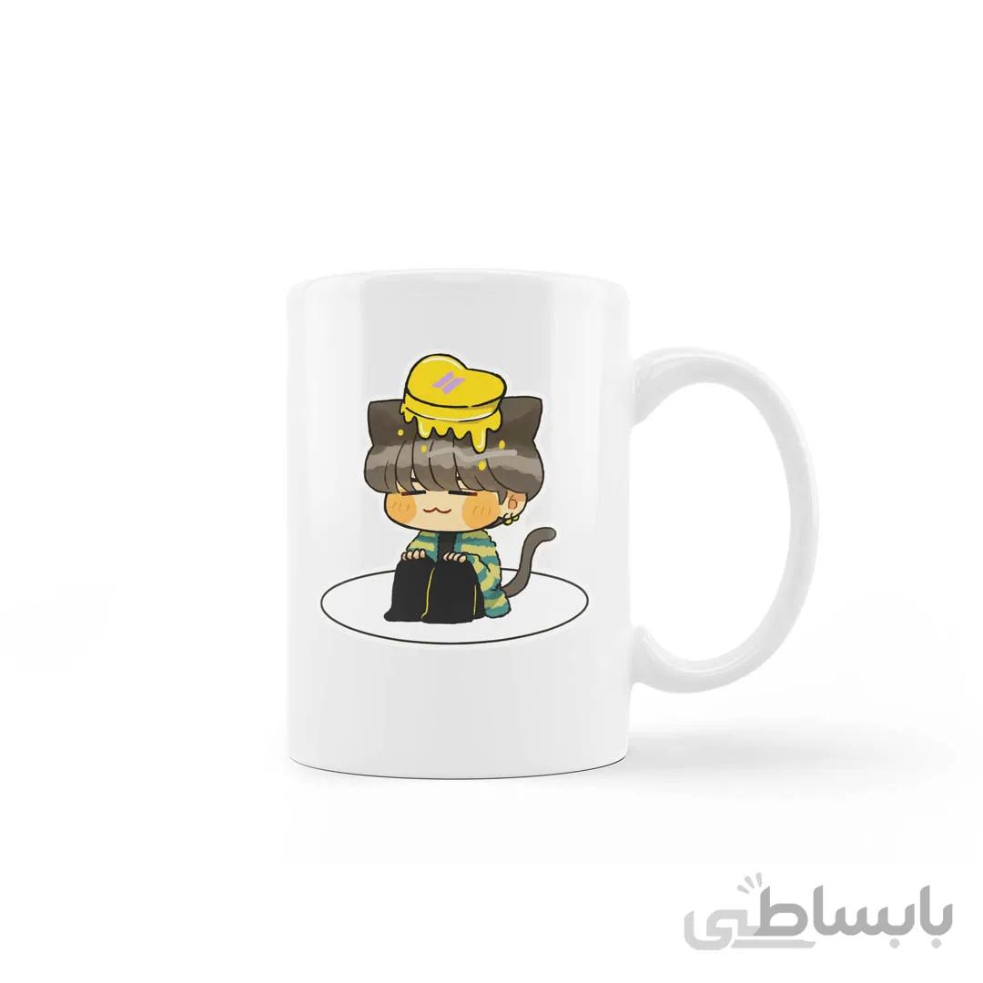 ماگ BTS طرح BT21 کد 2040031