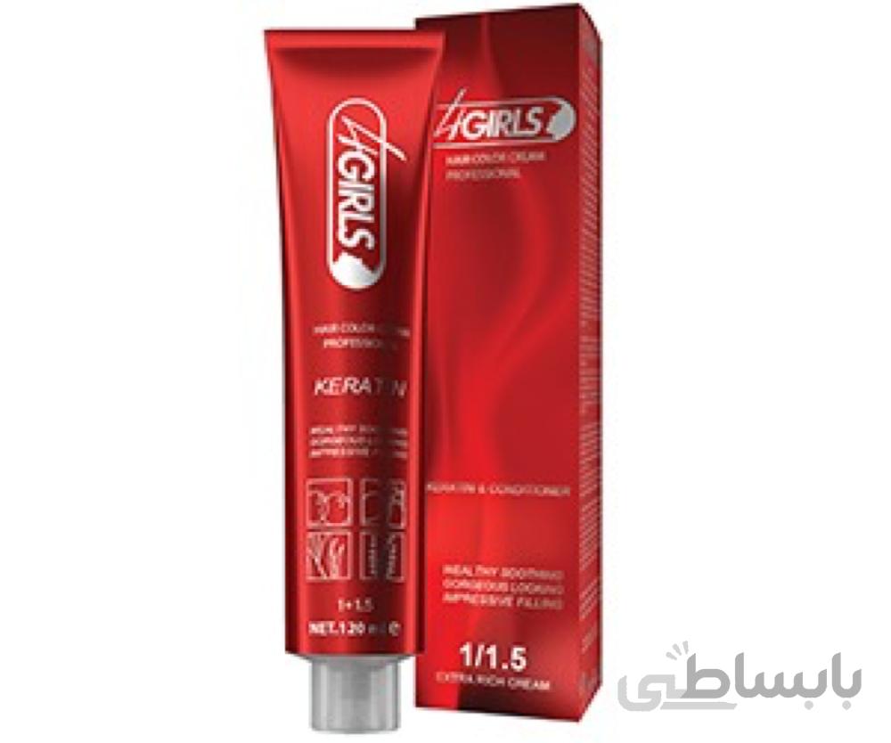 رنگ‌ مو فورگرلز گروه طبیعی حجم 120 میل