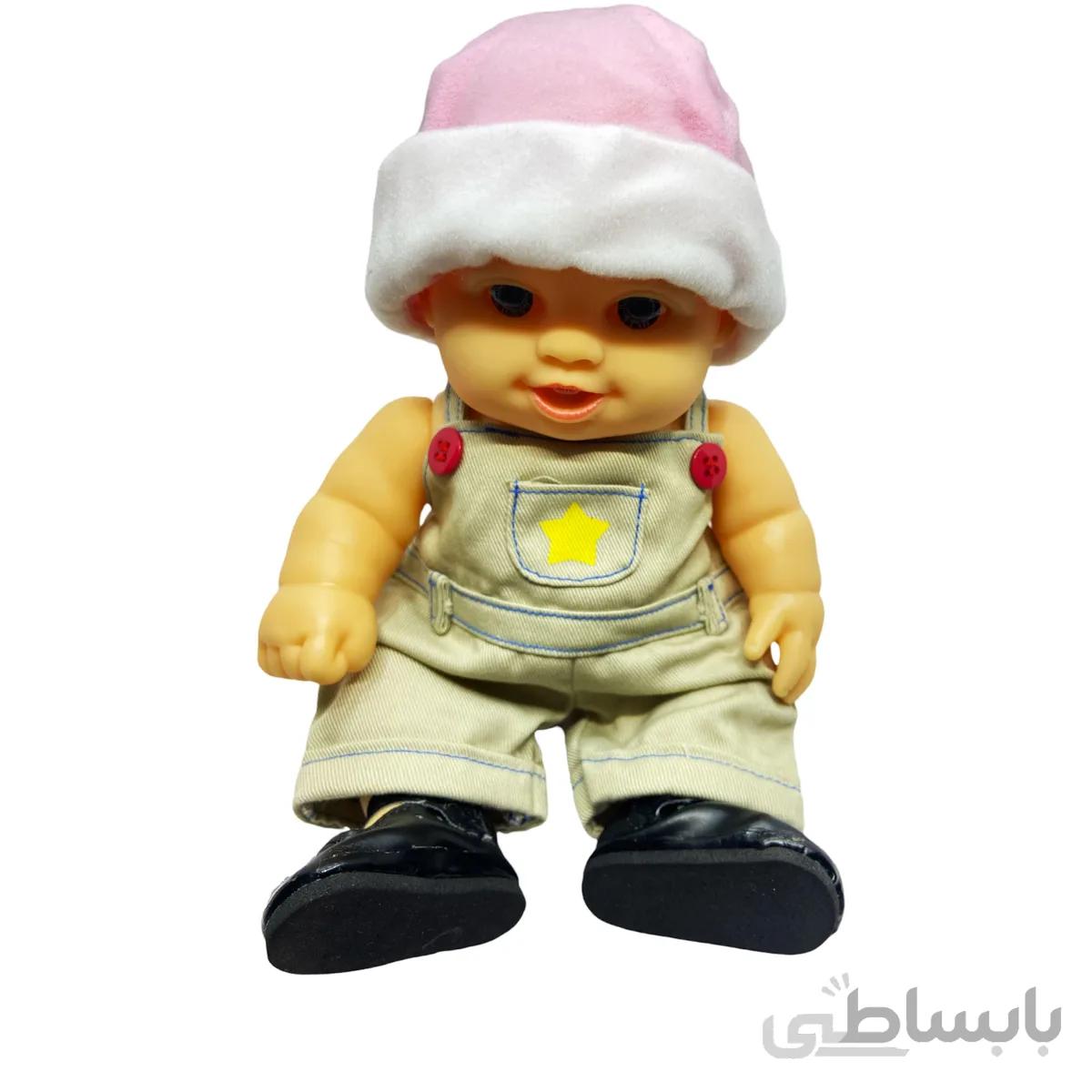 عروسک طرح نوزاد کد 5062 ارتفاع 23 سانتی متر