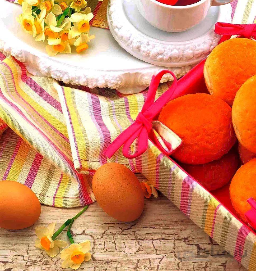 پیشبند کتان رزین تاژ طرح اسپرید صورتی