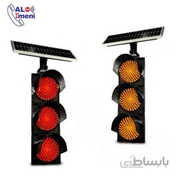 چراغ راهنمایی LED خورشیدی مدل سولار 3 خانه
