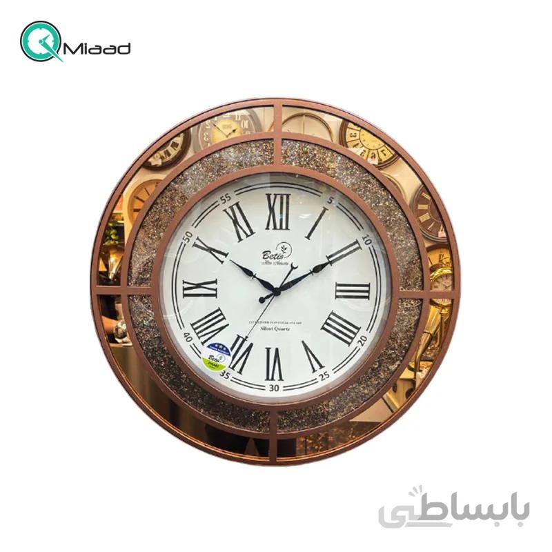 ساعت دیواری بتیس مدل 5805 رزگلد