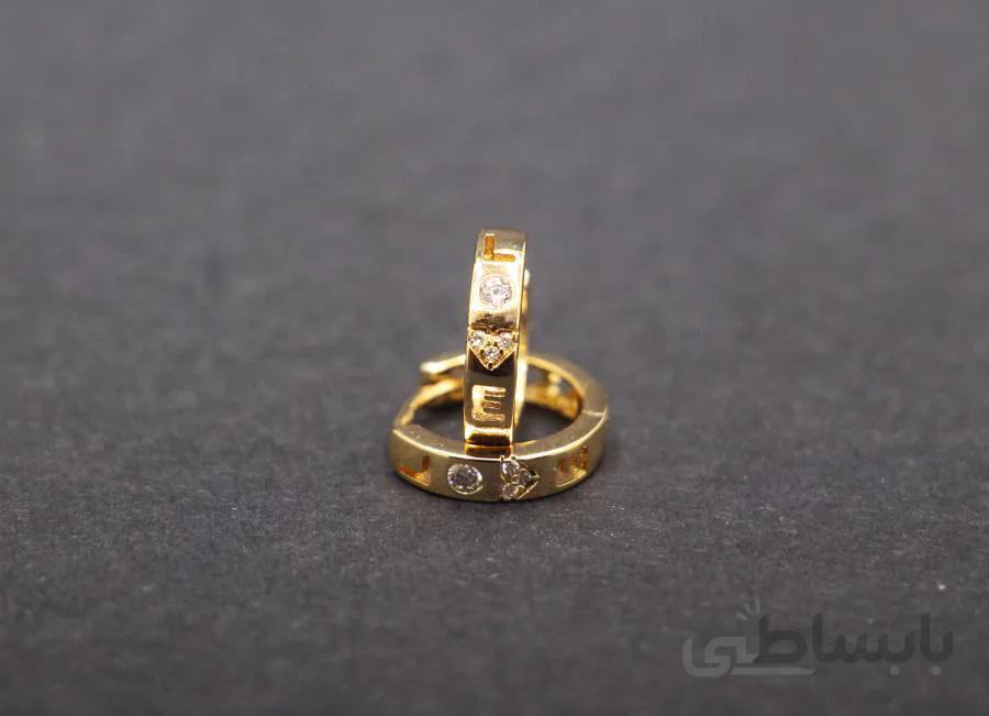 گوشواره حلقه ای M43 - LOVE
