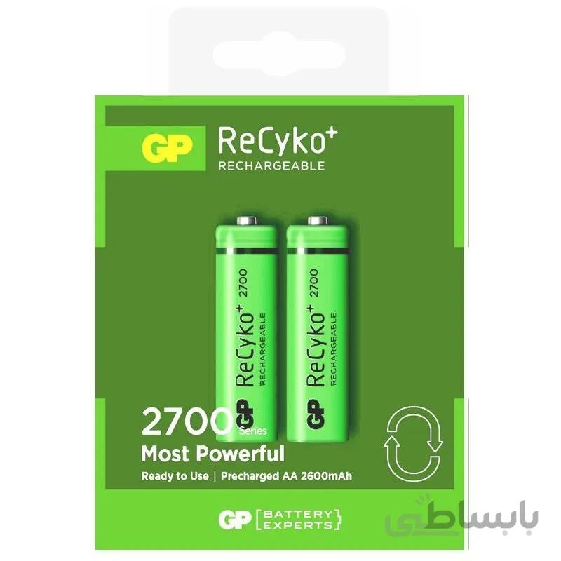 باتری شارژی قلمی جی پی 2700 میلی آمپر مدل ریسایکو ا GP Charging Battery AA 2700 mAh