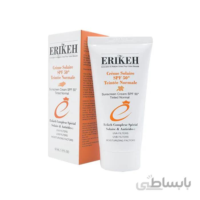 کرم ضد آفتاب رنگی SPF50 اریکه ا Erikeh SPF50 Sunscreen Cream