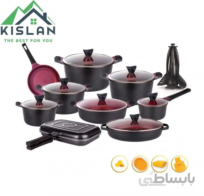 سرویس قابلمه 30 پارچه گرانیتی مشکی