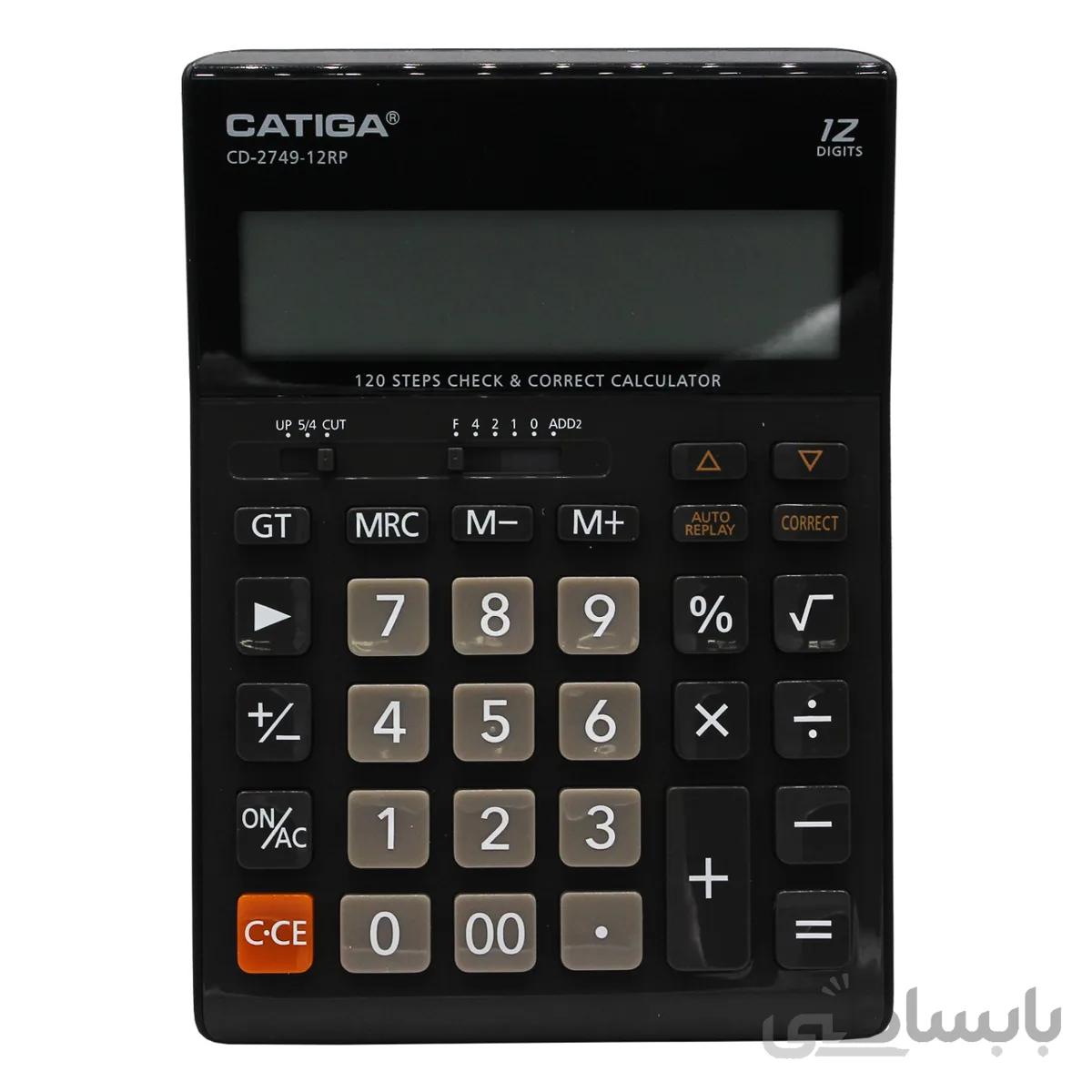 ماشین حساب کاتیگا مدل CD-2749-12RP
