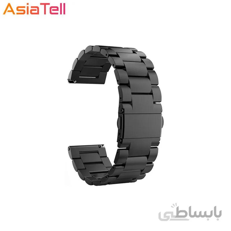 بند فلزی ساعت هوشمند مدل رولکسی 3bead سایز 22 میلی متر