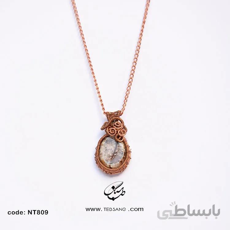 گردنبند زنانه سنگ عقیق NT-809