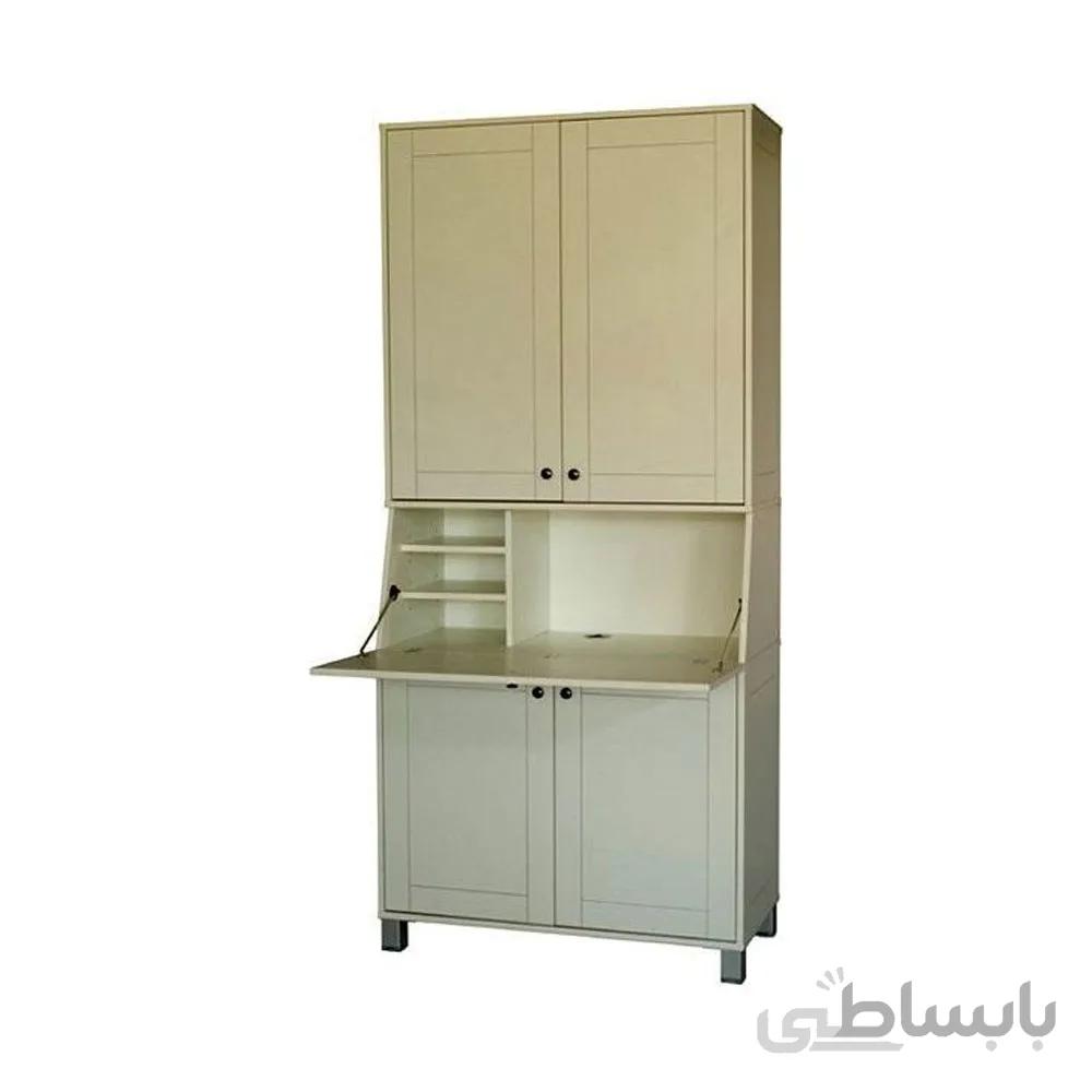 میز تحریر ری به همراه کتابخانه رویان جوانه جلیس