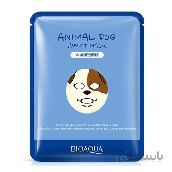 ماسک صورت ورقه ای سگ بایوآکوا (Bioaqua Animal Dog Addict Mask)