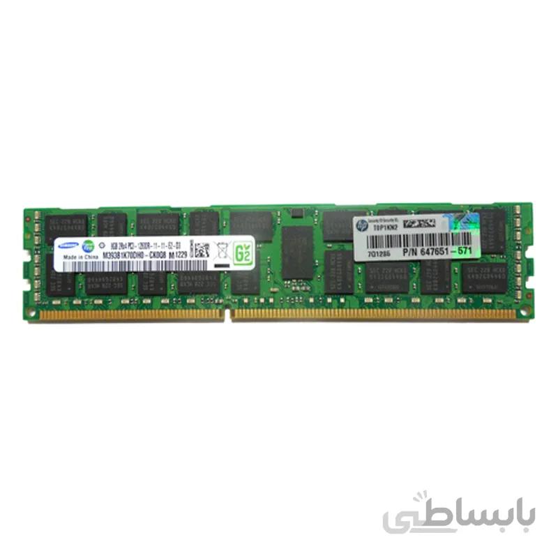 رم سرور اچ پی 16GB PC3-12800 672631-B21