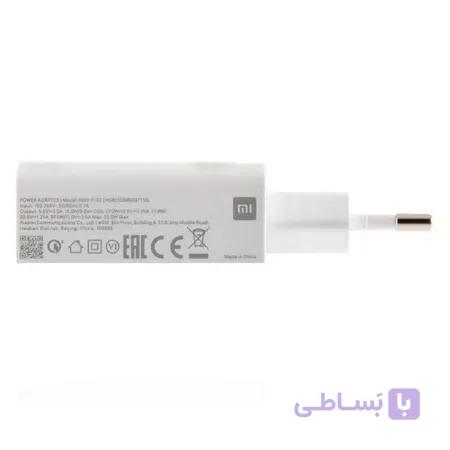 شارژر سرکارتنی 33 واتی شیائومی مدل MDY-11-EZ با کابل فابریک