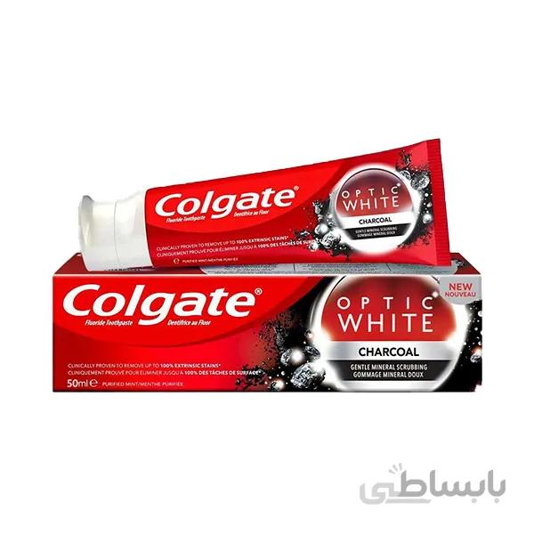 خمیر دندان کلگیت حاوی عصاره زغال فعال 50 میل